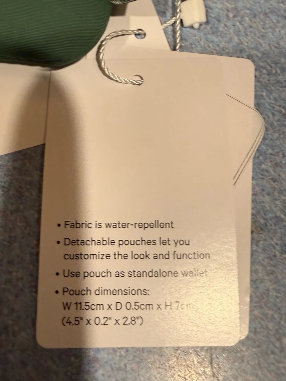 Lululemon Dual Pouch Wristlet *Stacked Green Light Ivory